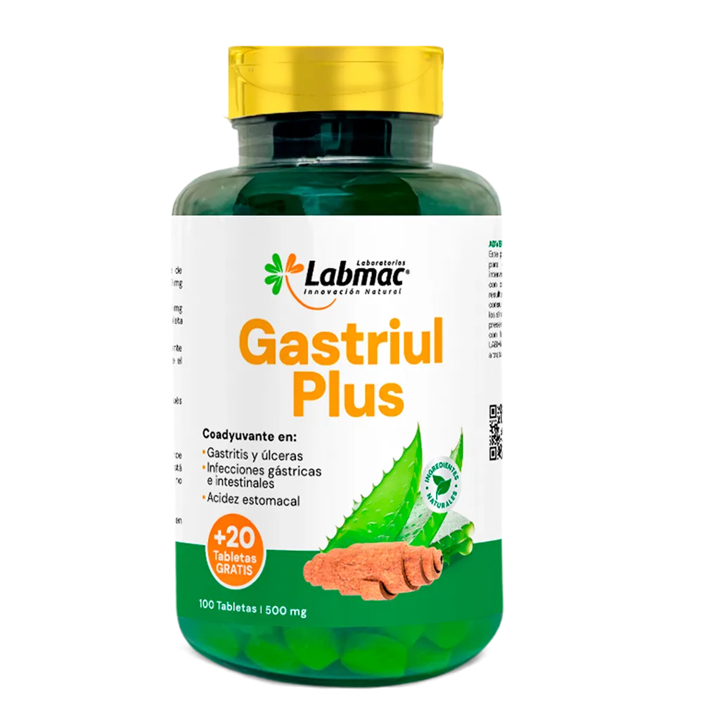 GASTRIUL PLUS TABLETAS X 100+20 LABMAC