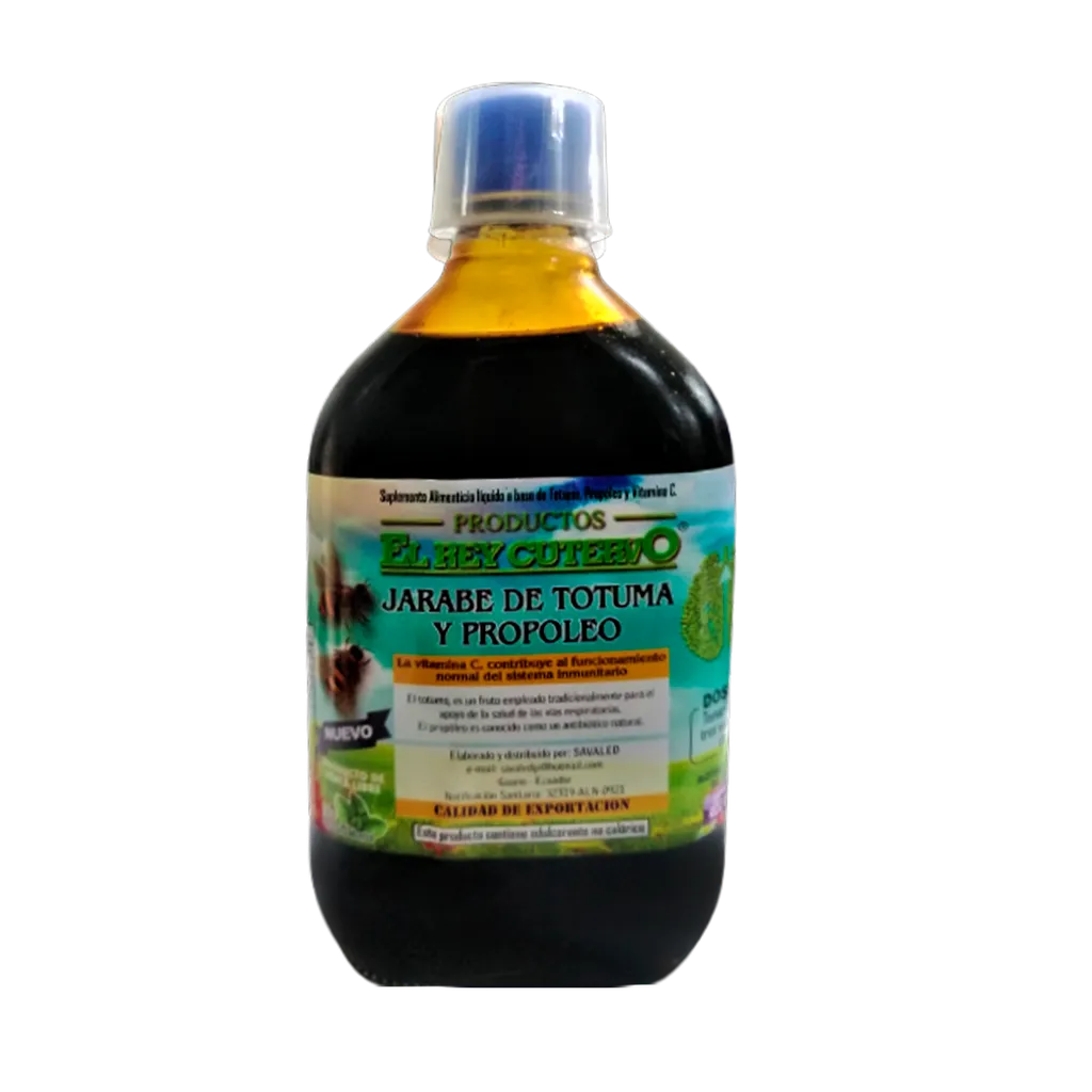 [7686] EL REY CUTERVO JARABE DE TOTUMA Y PROPOLEO 400ML